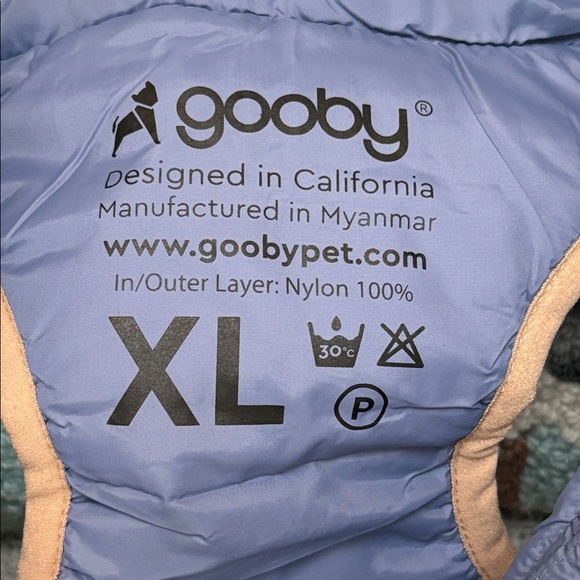 gooby Mountaineer Dog Jacket Blue, Tan, Gray NWT Size XL 100% Nylon - Picture 5 of 16